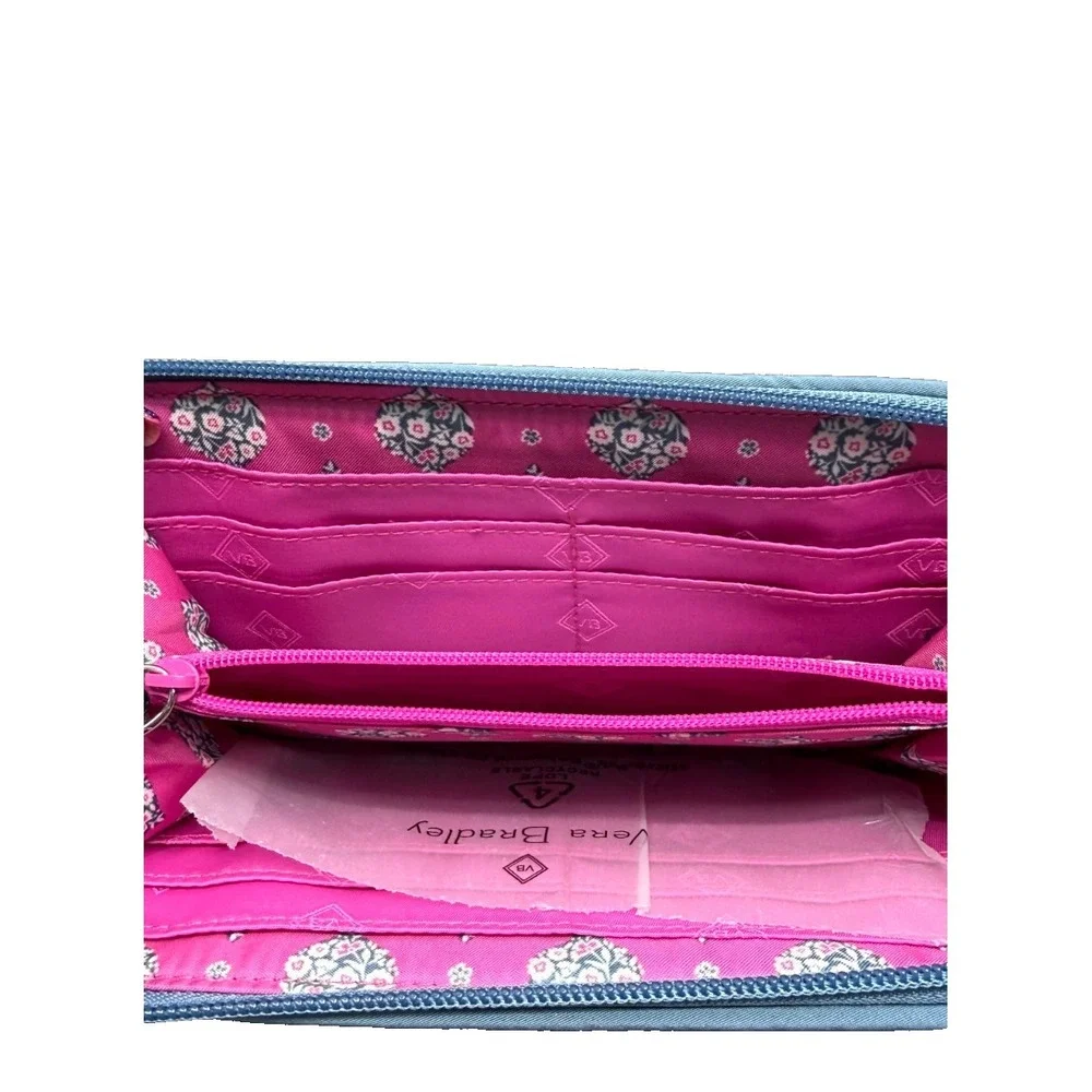 VERA BRADLEY RFID Georgia Wallet Clutch in Geo Medallions Print NWT - Picture 2 of 7